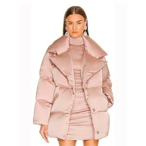 DUNDAS X REVOLVE Audrey Puffer Jacket In Blush